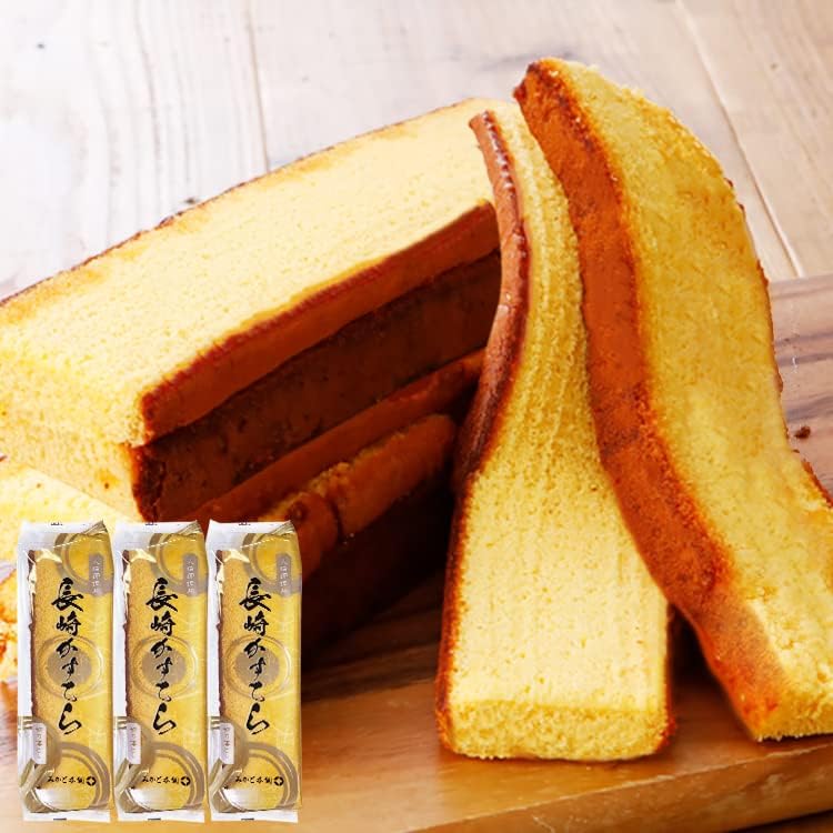 Umami-do Nagasaki Castella Cut-offs Selectable 3 Pack As-is 690g Chocolate Plain Mikado Honpo Unzen Mikado Hotel (Plain) [Home Delivery]