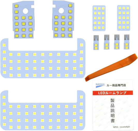 Prado 150 Series LED Room Lamp, White, Land Cruiser Prado 150 GDJ GRJ TRJ Early Period, Mid & Late TX Grade (7 Seaters, 5 Seaters) Only Indoor Light, 6000K Car Light, Explosive Light, Dedicated