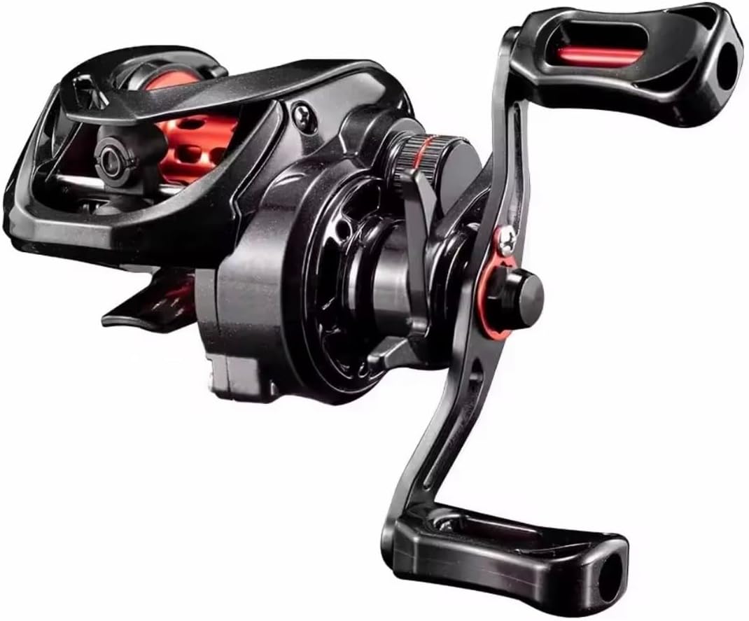 J-BARZILLAI Lightweight 5.3 oz (151 g) Bait Reel, Magnetic Brake, Vertical Reel, Equipped with Drag Sound