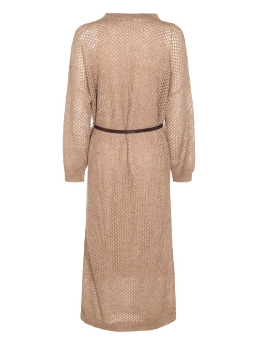 Brunello Cucinelliウールロングドレス - Image 1