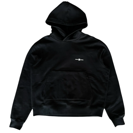 AMIRI 'MICRO MA BAR' BLACK HOODIE