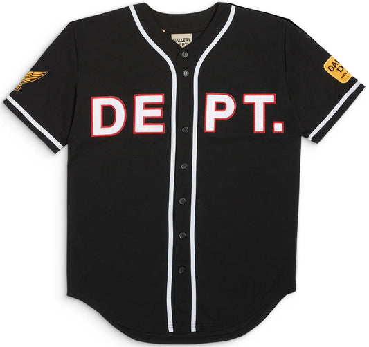 GALLERY DEPT. 'ECHO PARK' BLACK BASEBALL JERSEY