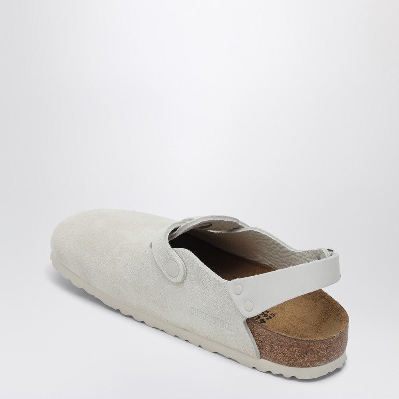 Birkenstock Antique White Suede Tokyo Loafers - Image 1