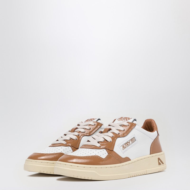 Autry White/Brown Medalistスニーカー - Image 1