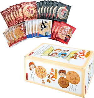 Nambu Senbei no Iwateya Nakayoshi Tsutsumi Assortment 5 Types 30 Pieces