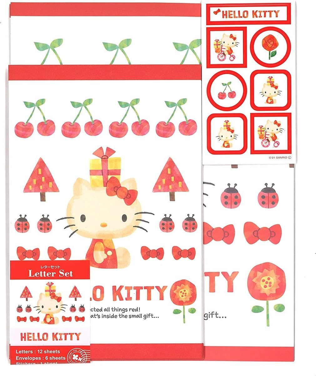 Sanrio Character Letter Set Yamano Shigyo (Hello Kitty Cute Life)