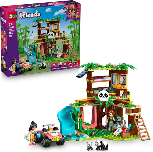LEGO Friends 42648 Panda Sanctuary, Toy Building Blocks, Birthday Present, Blocks, Boys and Girls, Children, Ages 7 to 9, Elementary School, Animals, Creatures, Science, Mom, Dad