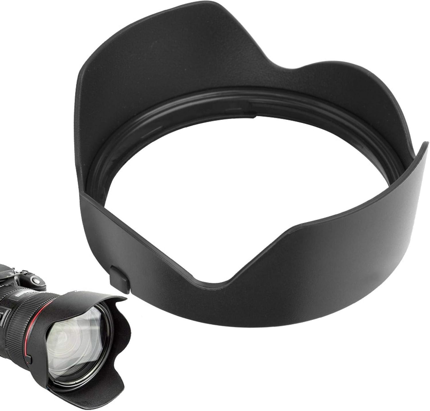 EW-88C ABS Camera Lens Hood Plastic Mount Lens Hood Replacement 82mm Lens for Canon EF24-70mm 24-70 II