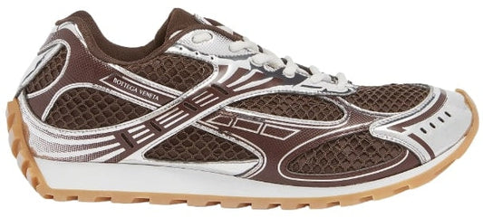 BOTTEGA VENETA 'FONDANT/SILVER' ORBIT SNEAKERS