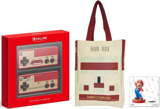 Nintendo Family Computer Controller + Family Computer Tote Bag, Exclusive, Original Sticker included, Authentic Product