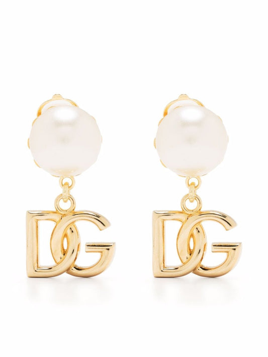 Dolce  Gabbana Dolce＆Gabbana DGロゴイヤリング - Image 1