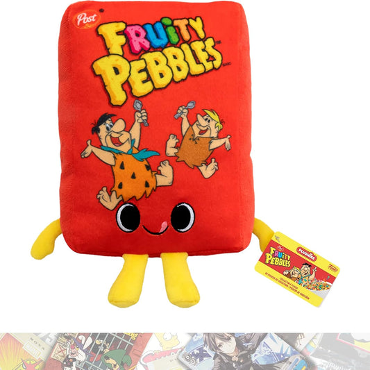 Fruity P e b b l e s C e r e a l ボックス: 広告アイコンビニールフィギュアバンドル 1 F N A F テーマ 互換性のあるトレーディングカード付き (56218)