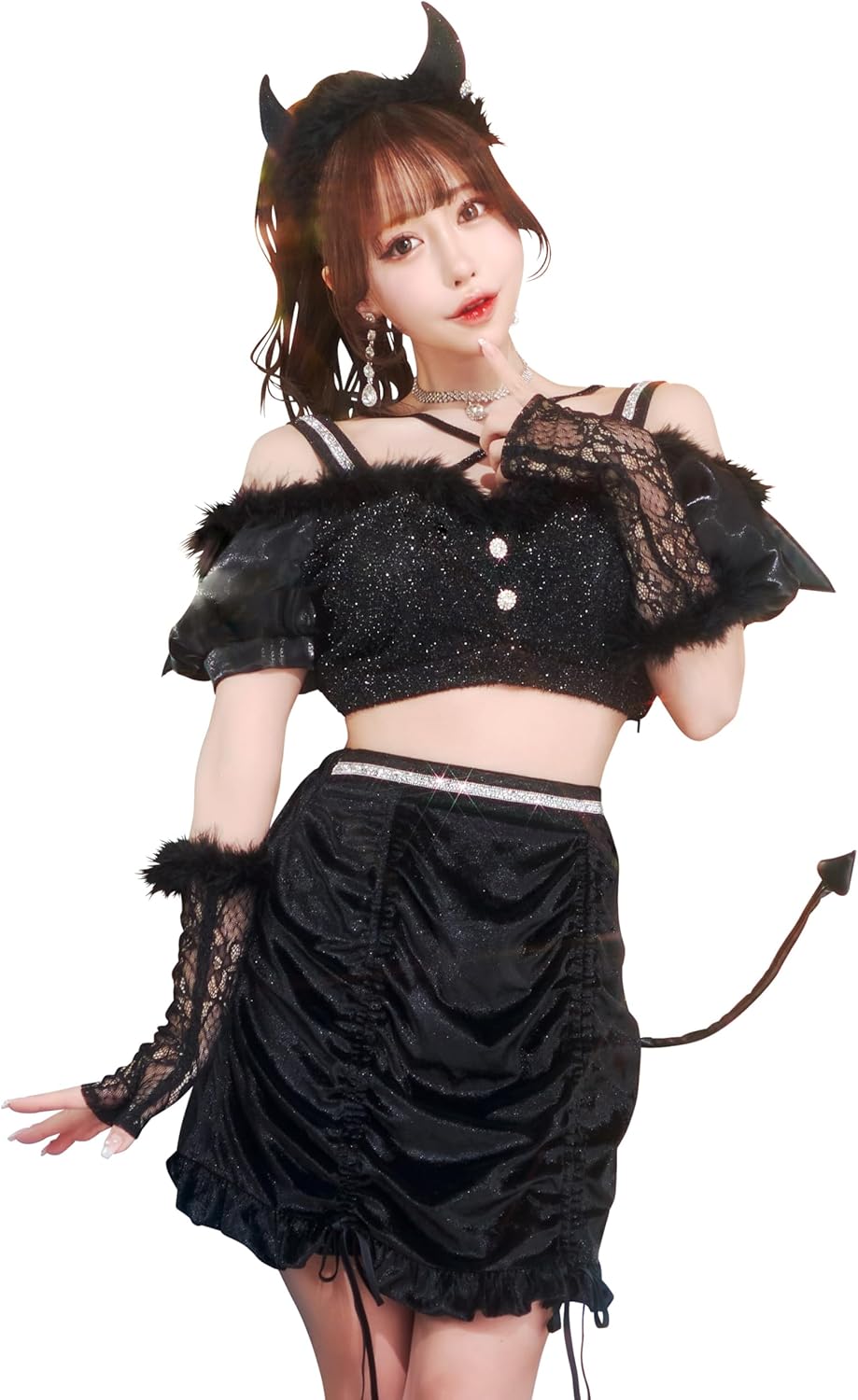Clearstone Luxtera Cosplay Halloween Gloom Devil Women's Black