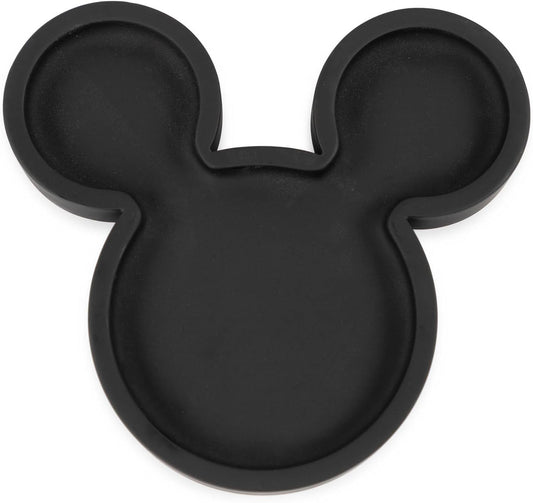Original Soap Dish for Children - Disney Mickey Mouse Accessory for Bath, Shower or Sink - Sponge Holder - Black Resin Holder - Solid Soap Holder