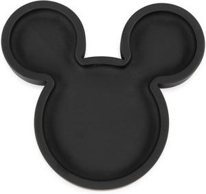Original Soap Dish for Children - Disney Mickey Mouse Accessory for Bath, Shower or Sink - Sponge Holder - Black Resin Holder - Solid Soap Holder