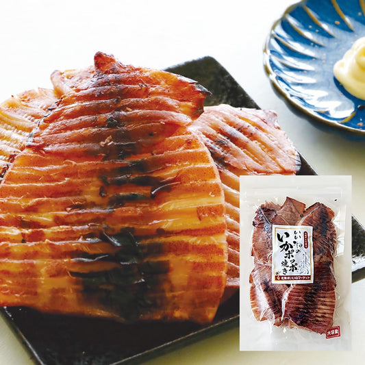 Hokkaido Iine Market: A masterpiece of Hakodate that elevates your dinner drink. Poppo-Grilled Squid, Hokkaido, Made of Domestic Squid, Scented Finish, Snacks, Delicious, Sake, 4.2 oz (120 g