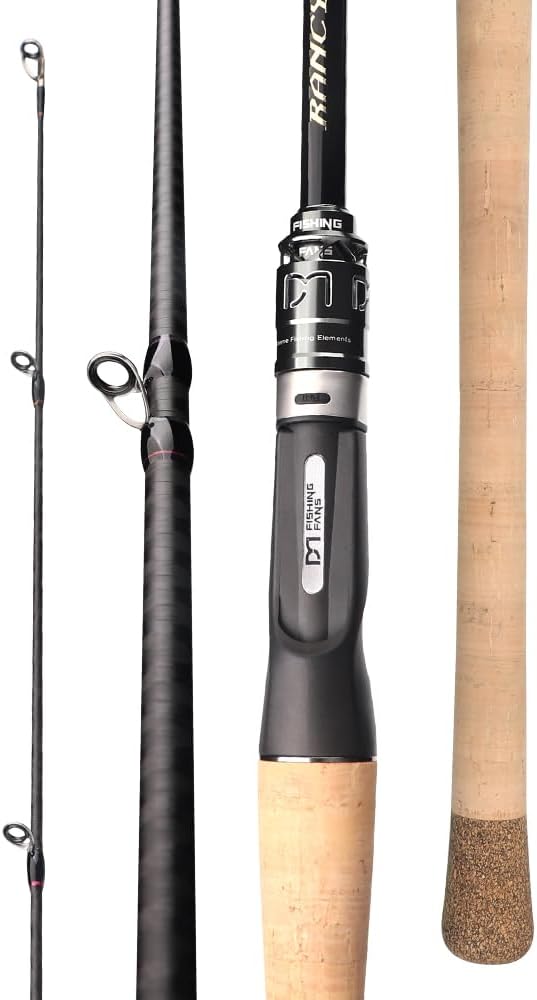 Raitoro H XH Carbide Lure Rod, Carbon Fiber Fishing Rod, Casting Bait, 2-Strand, 6.3 ft (2.13 m), 6.9 ft (2.28 m), Black/Bass, Octopus, Ragyo, Catfish