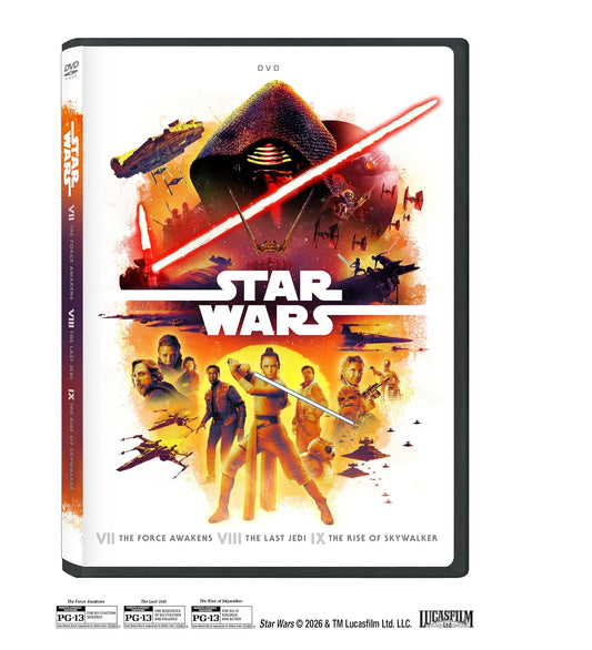 Star Wars: Sequel Trilogy (3 Discs) - DVD