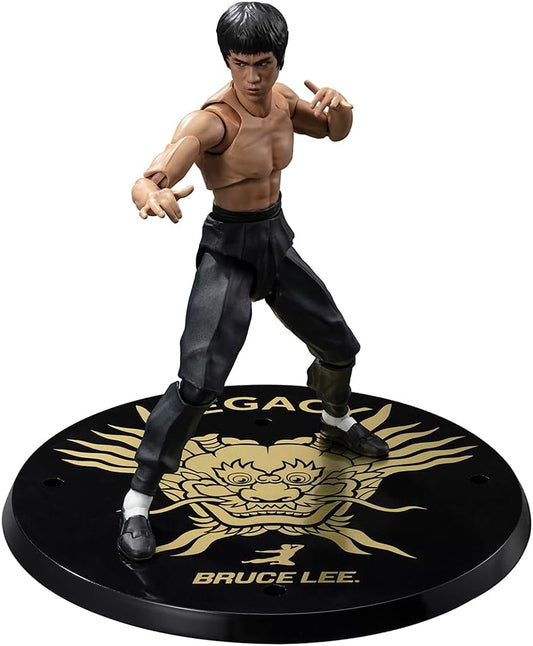 BANDAI SPIRITS S.H. Figuarts Bruce Lee Legacy 50th Ver., Approx. 5.1 inches (130 mm), PVC & ABS, Pre-painted Action Figure