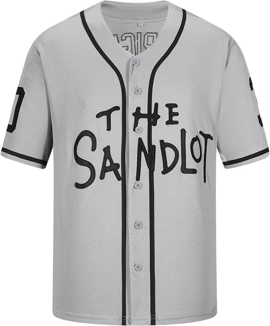 Traje de los años 90 para hombre, Sandlot 30 Jersey Rodriguez 30 Squints 5 Yeah-Yeah 11 Camisetas de béisbol de manga corta para hombres y mujeres