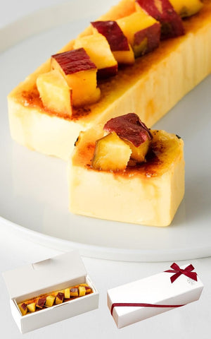 【Imo Cafe Night Luxury】Luxurious Crispy and Melt-in-Your-Mouth Japanese Sweet Potato Terrine Brulee Made with Plenty of High-Quality Roasted Sweet Potatoes (No Card)