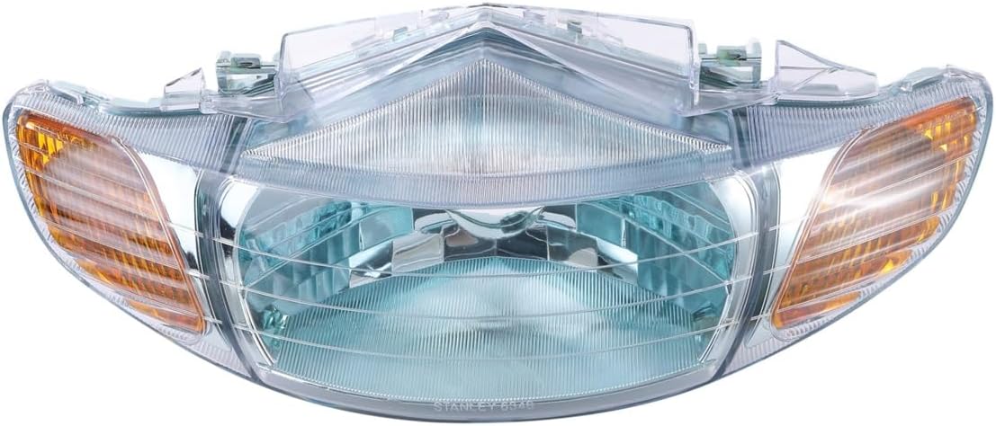 For Honda Live Dio AF34 AF35 DIO Headlight Assembly Clear Blue Lens Type 2 Medium Late Replacement Repair Genuine Compatible Motorcycle Custom Parts Outside Item (Blue Lens)