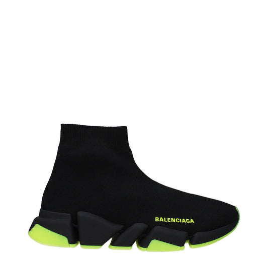 Balenciaga Sneakers Speed 2.0 Donna Tessuto Nero/Giallo Fluo - Image 1