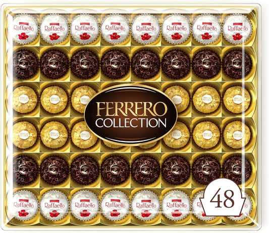 Ferrero Collection Ronoir Roché Raphaelo Chocolate Gift, Medium Gift, Summer Gift, Popular, Sweets, Assorted, Individual Packaging, Limited Item, 48 Pieces, 18.0 oz (518 g)