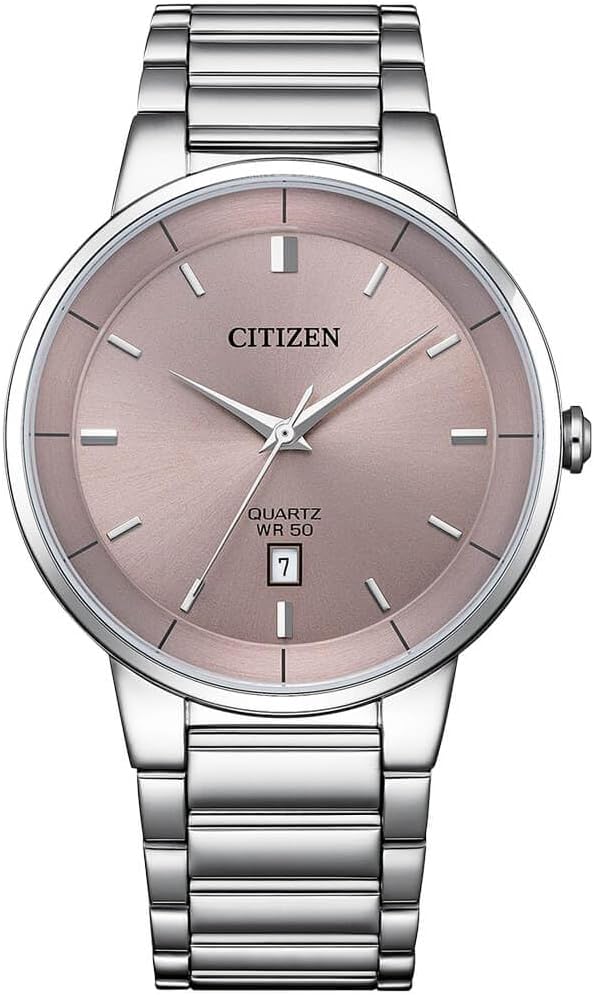 Citizen BI5120 Series Quartz Men's Watch, Pink Grey BI5120-51Z, Classic