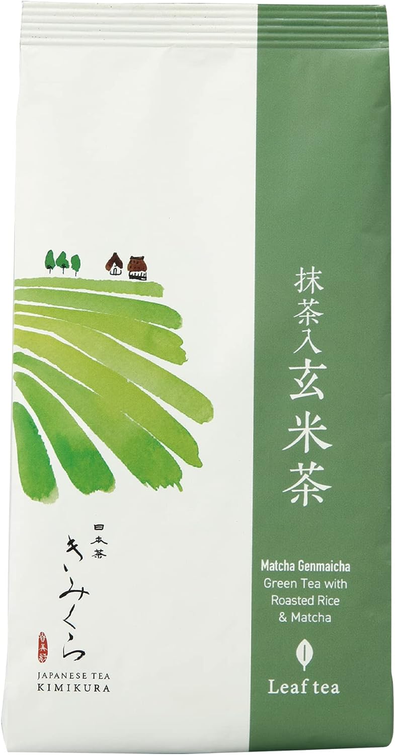 Brown Rice Tea with Matcha Japanese Tea Kimikura