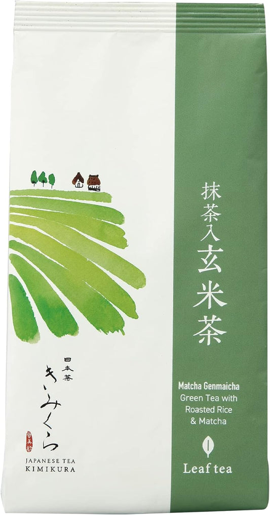 Brown Rice Tea with Matcha Japanese Tea Kimikura