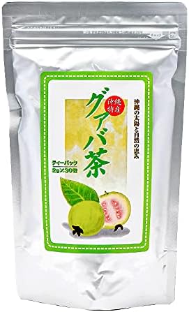 Okinawa Souvenir Tea Packs, Too Eat, Healthy Tea, Guava Tea, 0.07 oz (2 g) x 30 Packets