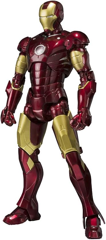 S.H. Figuarts Iron Man Mark 3, Approx. 6.1 inches (155 mm), ABS & PVC Die-Cast Action Figure