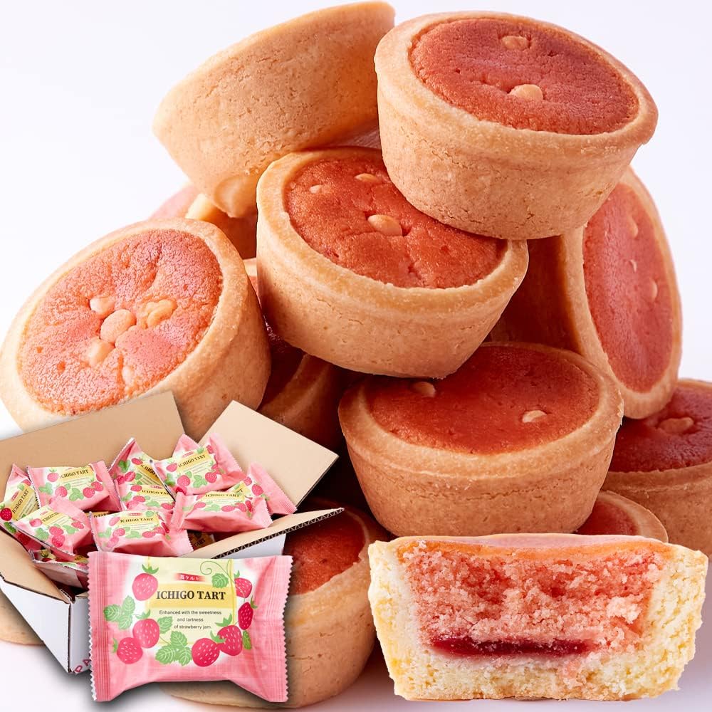 Natural Life Strawberry Tart (22 Pieces), Made in Tochigi Prefecture, Sweets, Treats, Souvenirs, Birthday