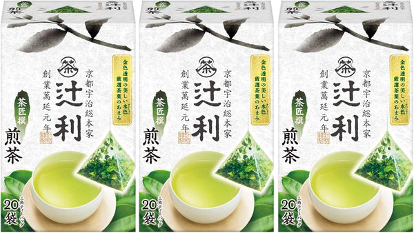 Tsujiri Chashosen Sencha Tea 20 Pages x 3 Boxes