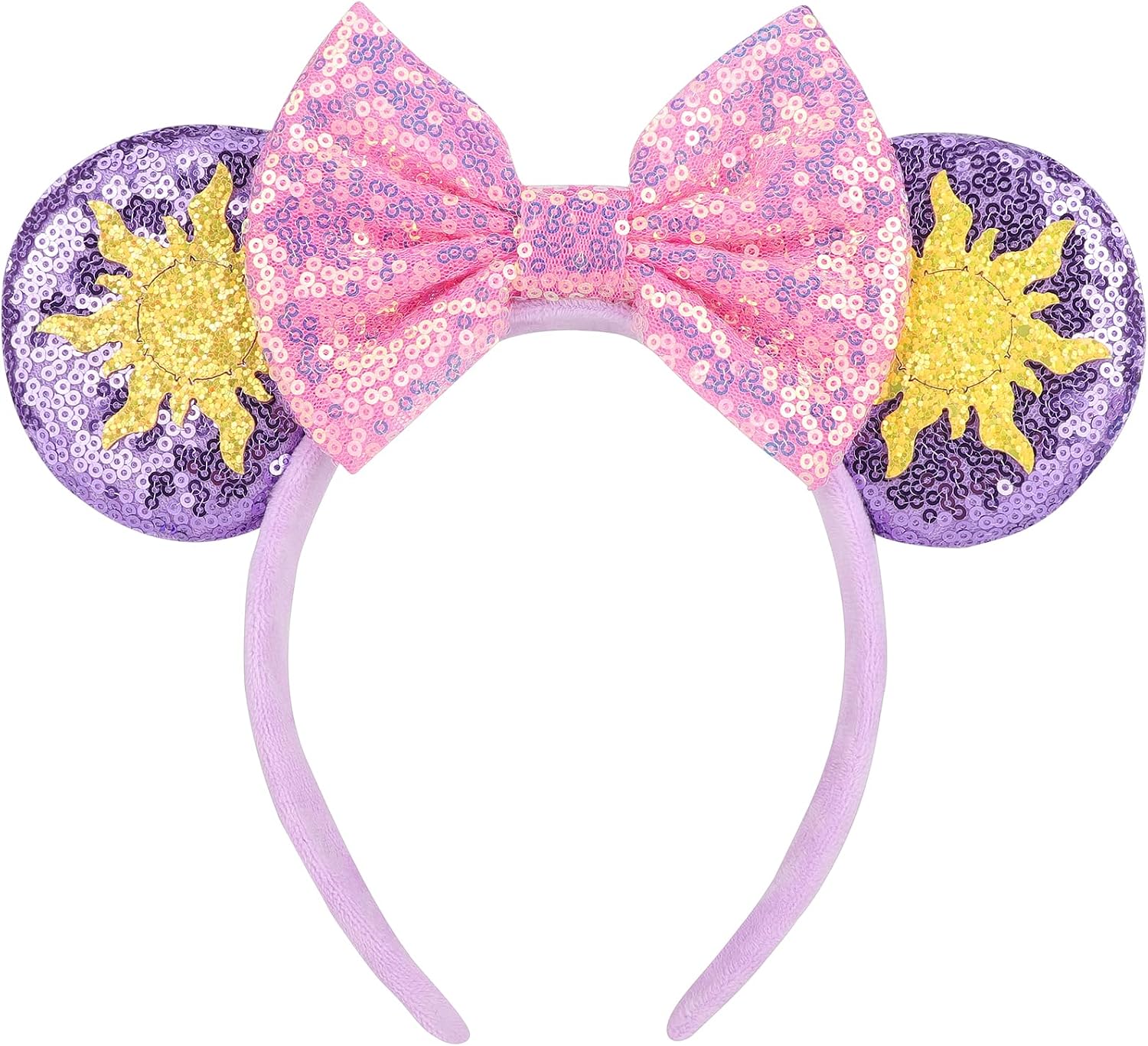 DRESHOW Mouse Ears Bow Sequins Party Decoration Cosplay Costume for Girls and Women