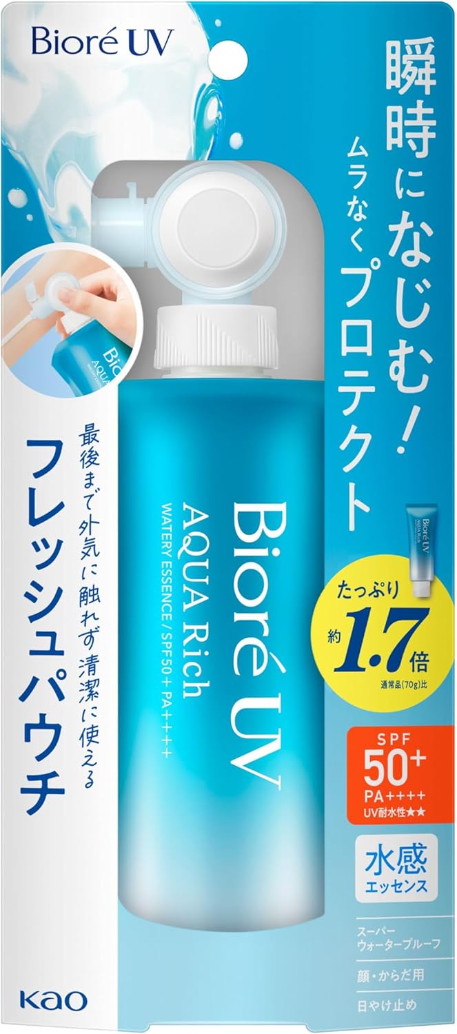 Bioré Bioré UV Aqua Rich Watery Essence Fresh Pouch 120g Sunscreen SPF50