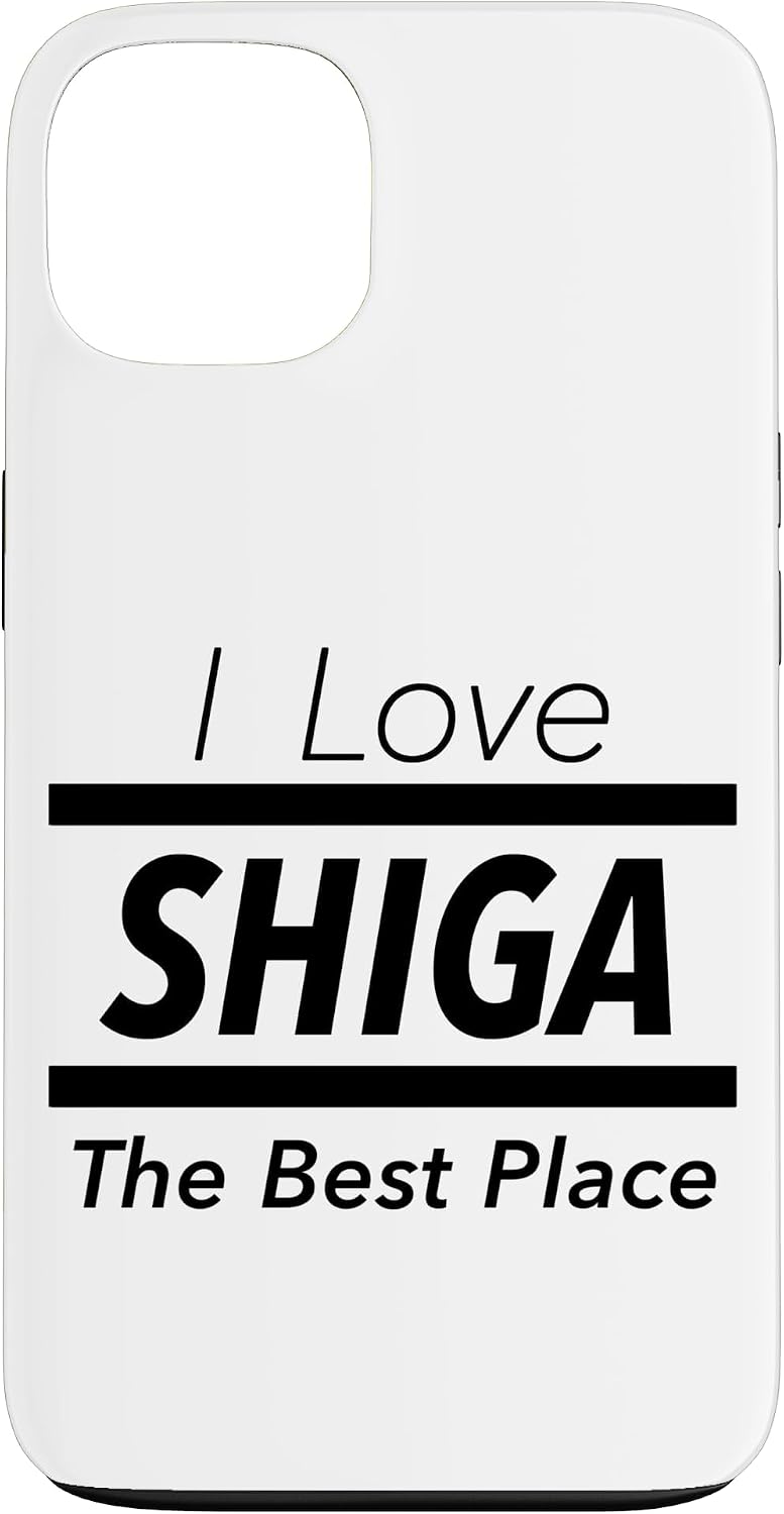 アイラブ・SHIGA 滋賀（I Love）JIMO-T【47都道府県】JIMO-T ジモティ プレゼント お土産 面白い スマホケース iPhone 13 用