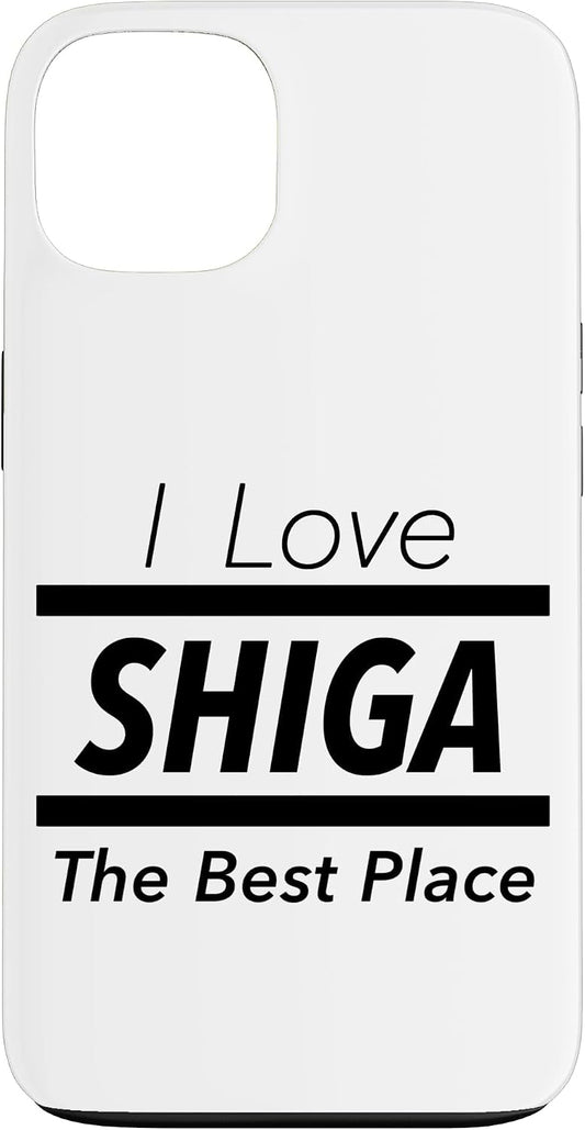 アイラブ・SHIGA 滋賀（I Love）JIMO-T【47都道府県】JIMO-T ジモティ プレゼント お土産 面白い スマホケース iPhone 13 用