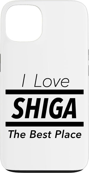 アイラブ・SHIGA 滋賀（I Love）JIMO-T【47都道府県】JIMO-T ジモティ プレゼント お土産 面白い スマホケース iPhone 13 用