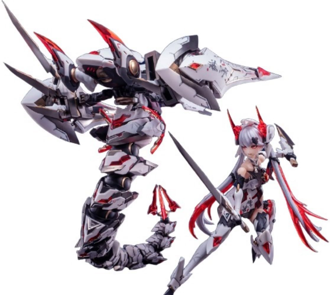 [AC] Nuclear Gold Heavy Construction ANIMESTER 1/12 Armored Girl Purple Micro White Pretty Action Plastic Model