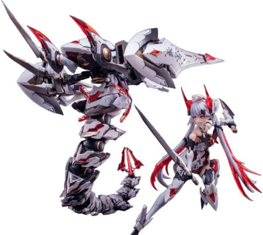 [AC] Nuclear Gold Heavy Construction ANIMESTER 1/12 Armored Girl Purple Micro White Pretty Action Plastic Model