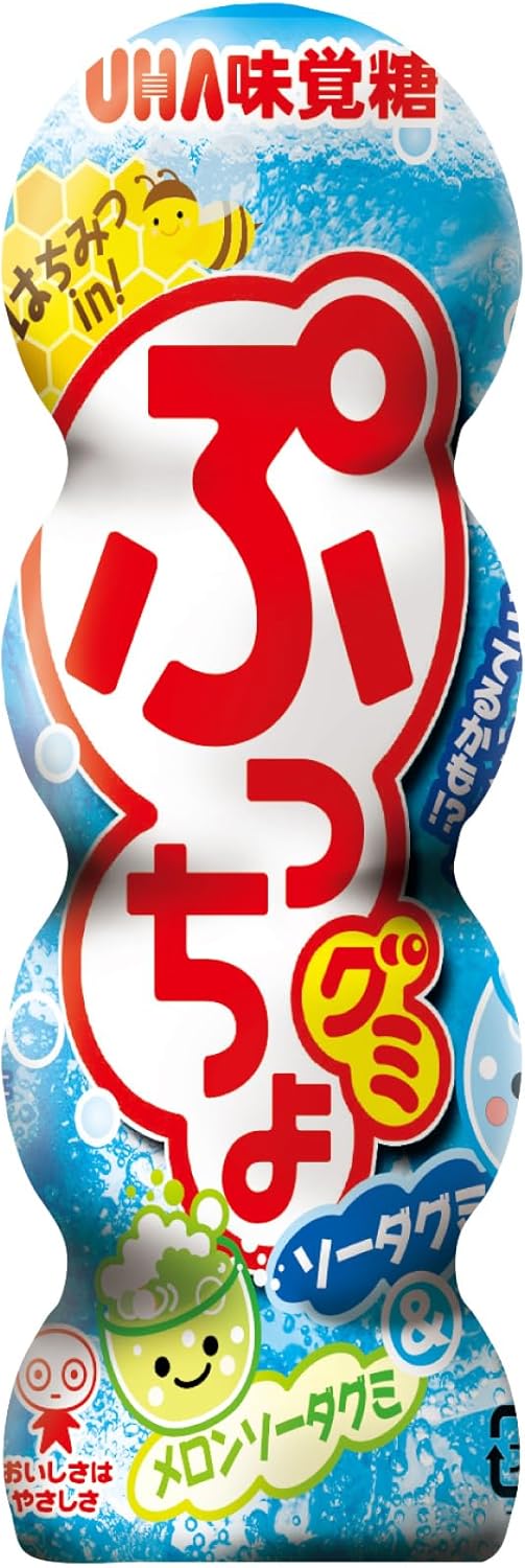 UHA Flavored Sugar Gummy, Soda, 1.4 oz (40 g) x 10 Packs