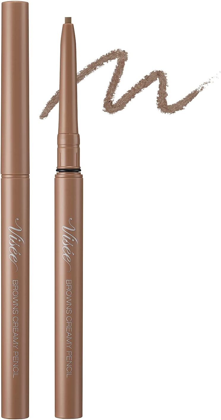 Visee Riche Browns Creamy Pencil Eyeliner Unscented BR304 Milk Brown 0.1g (x1)
