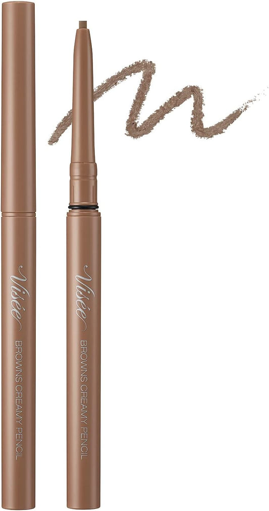 Visee Riche Browns Creamy Pencil Eyeliner Unscented BR304 Milk Brown 0.1g (x1)