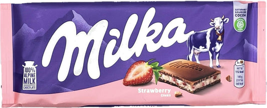 Milka Strawberry, 3.5 oz (100 g)