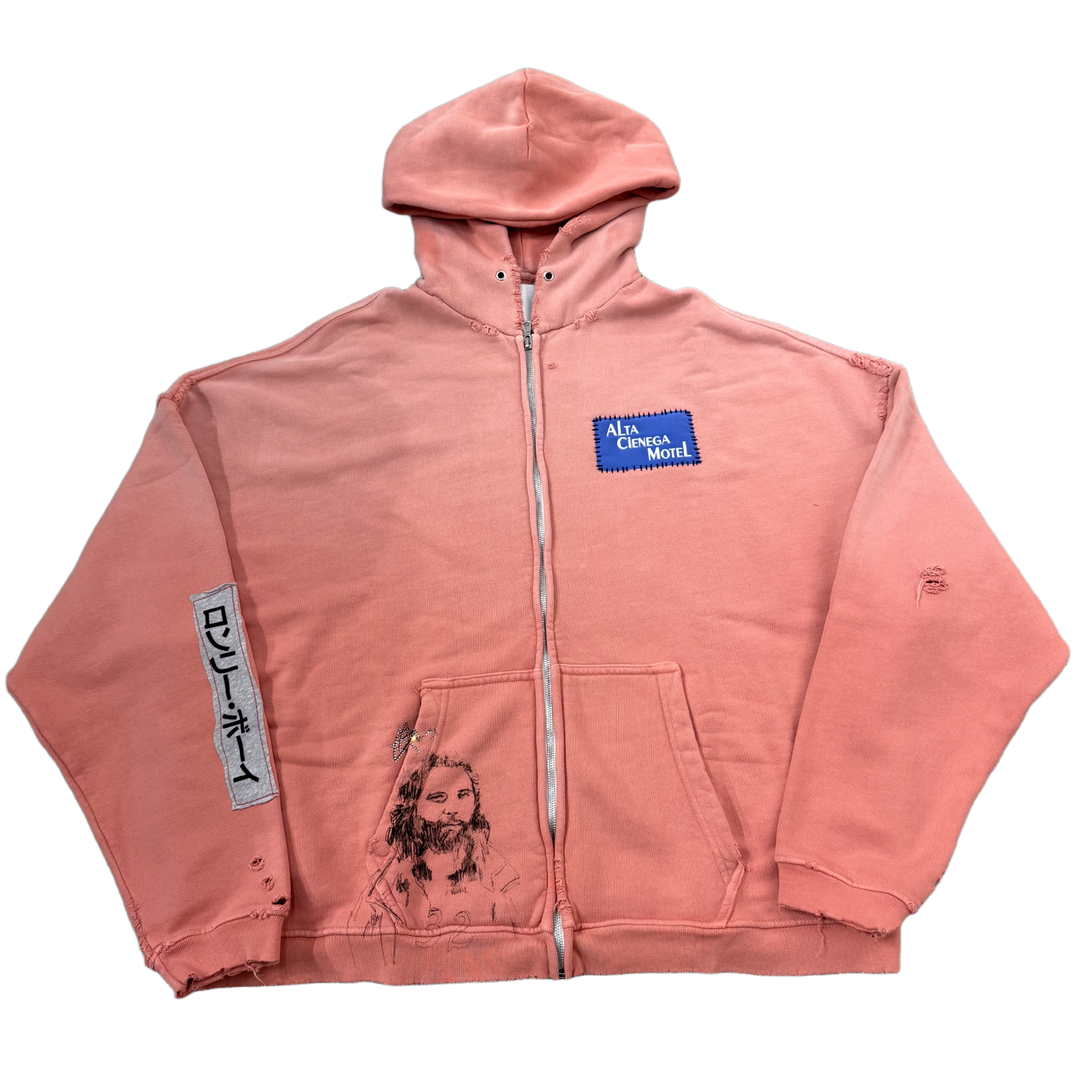 PALY 'PEACH' ALTA CIENEGA ZIP UP HOODIE