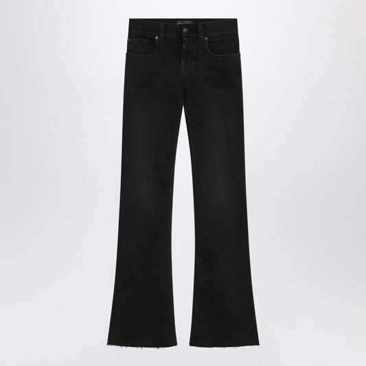 Balenciaga バレンシアガブラックブートカットスリムフィットデニムズボン - Image 1