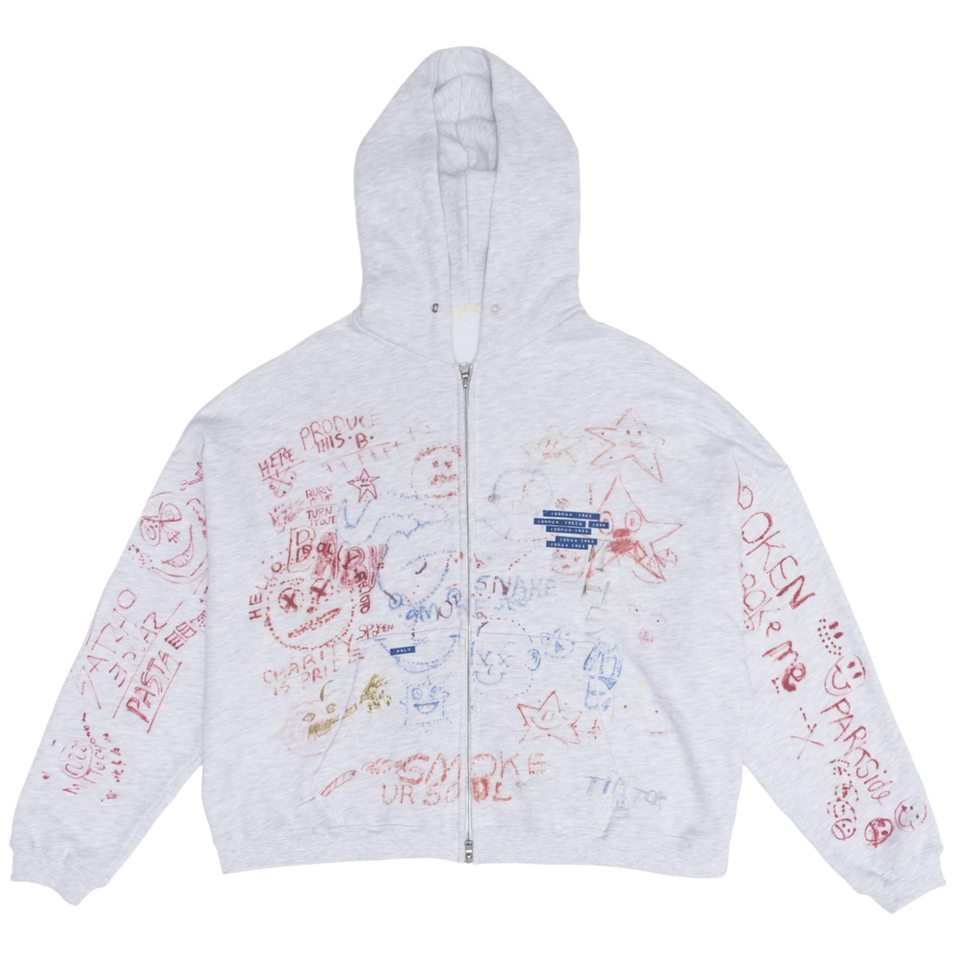PALY 'JOSHUA TREE' DOUBLE ZIP HOODIE
