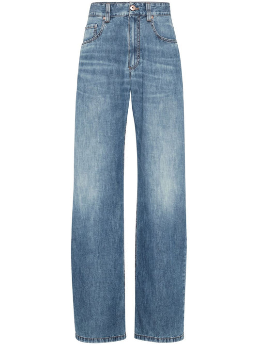 Brunello Cucinelli Denim Cotton Jeans - Image 1